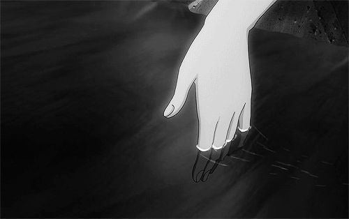 Anime Sad Myquote Hand Water River By Mel