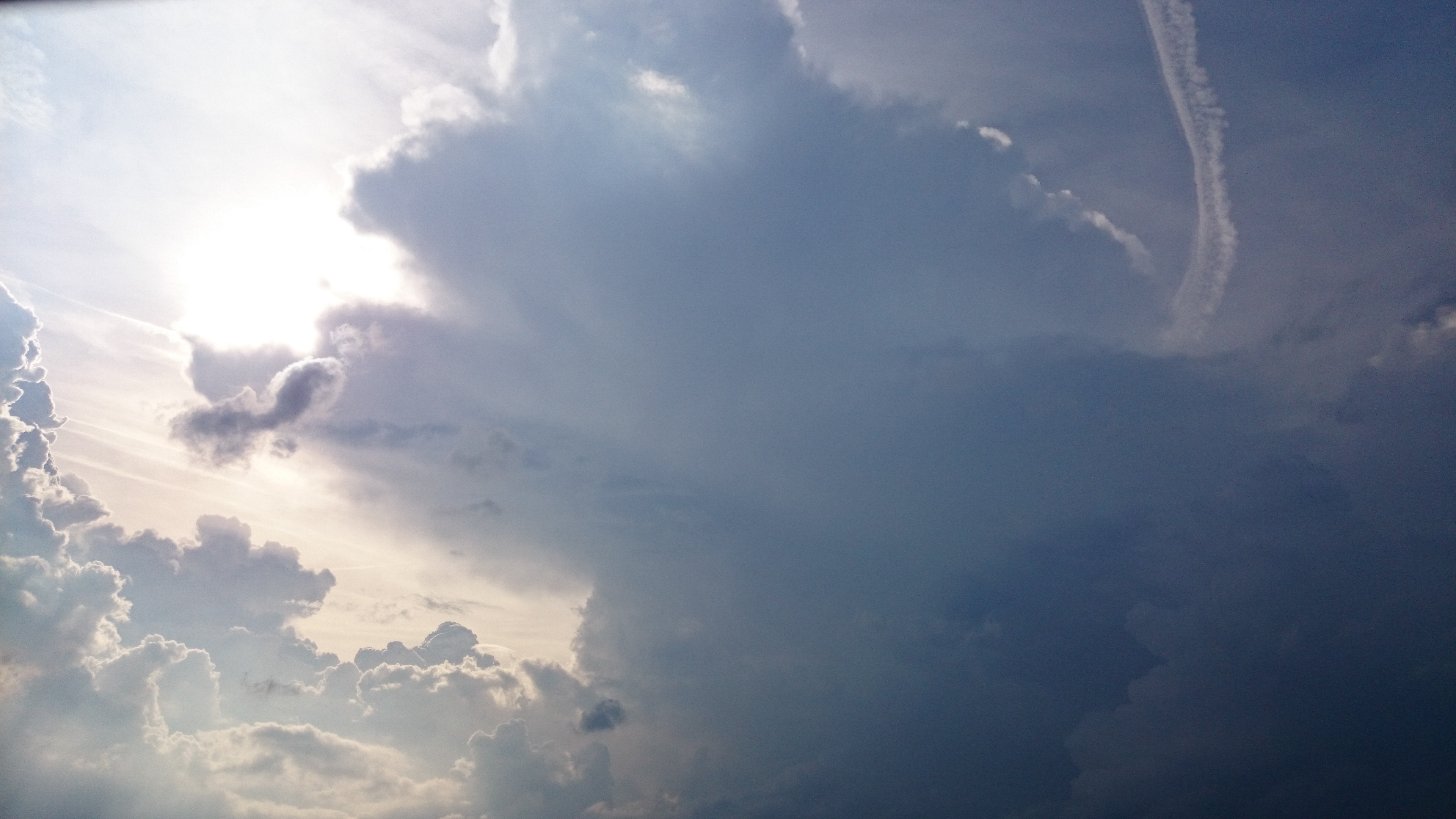 Blue Sky Clouds Heaven Beautiful Sun Art Image By